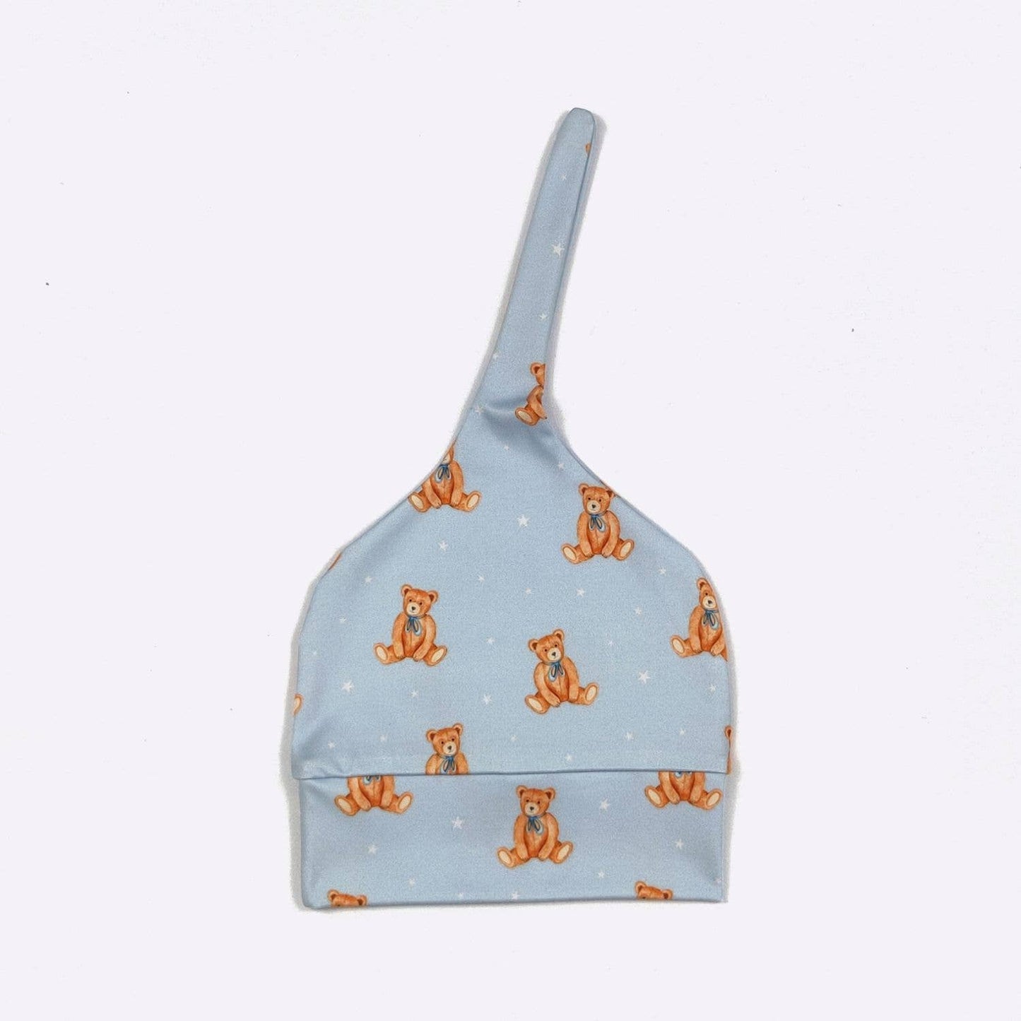 Blue Teddy Mini Baby Knotted Gown