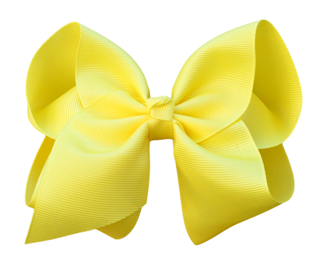 5 inch ( 2 inch Ribbon Width) Solid Grosgrain Bow
