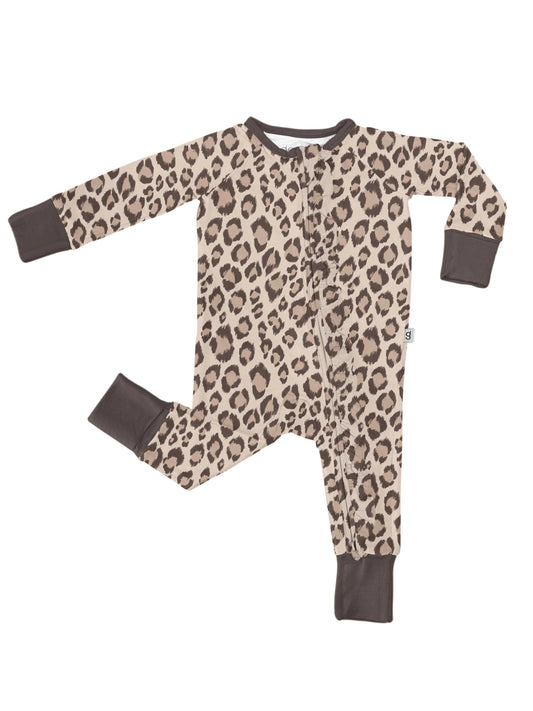 Classic Leopard  - LS Convertible Zip PJs
