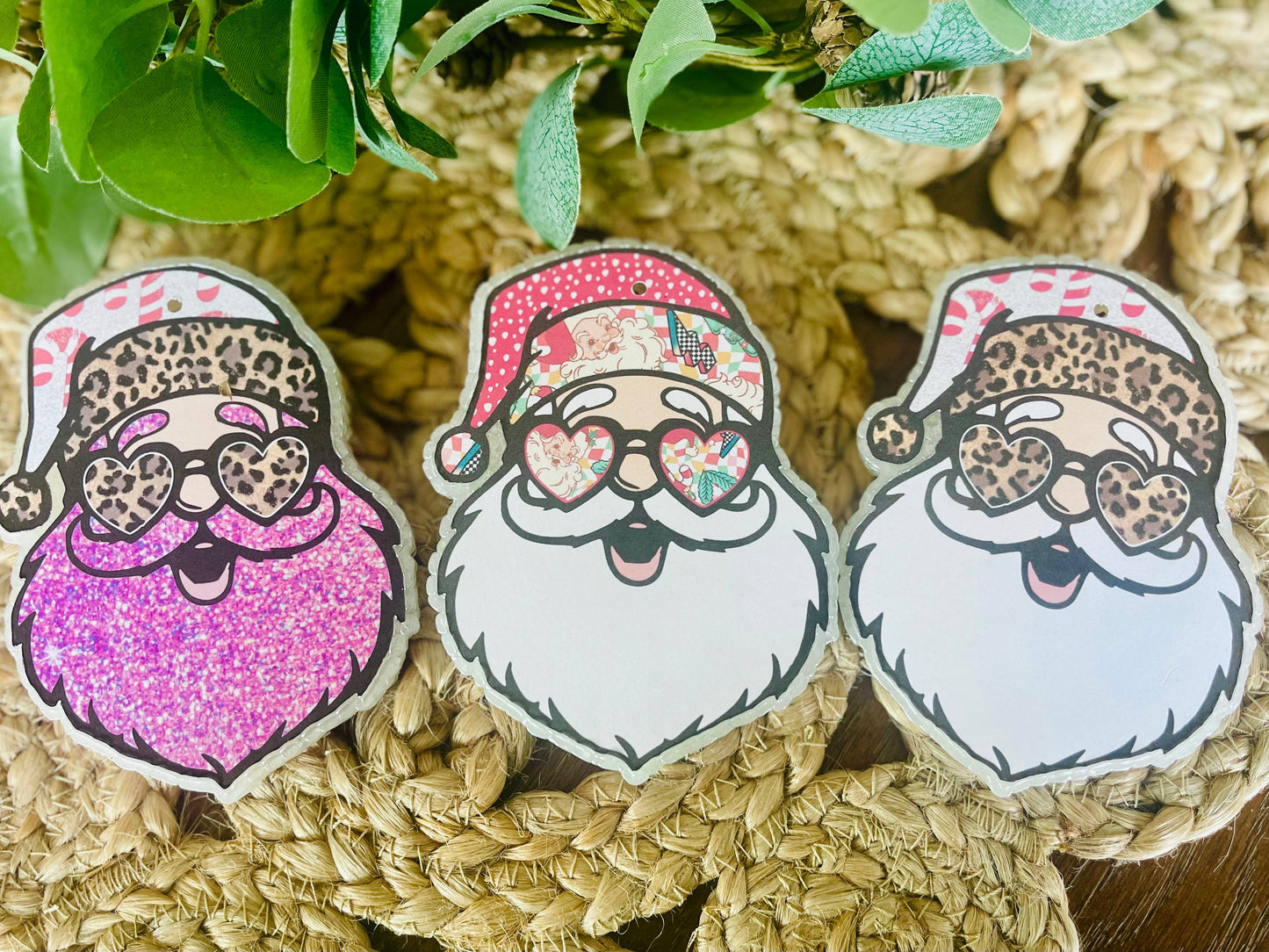 Retro Santa Car Freshie 