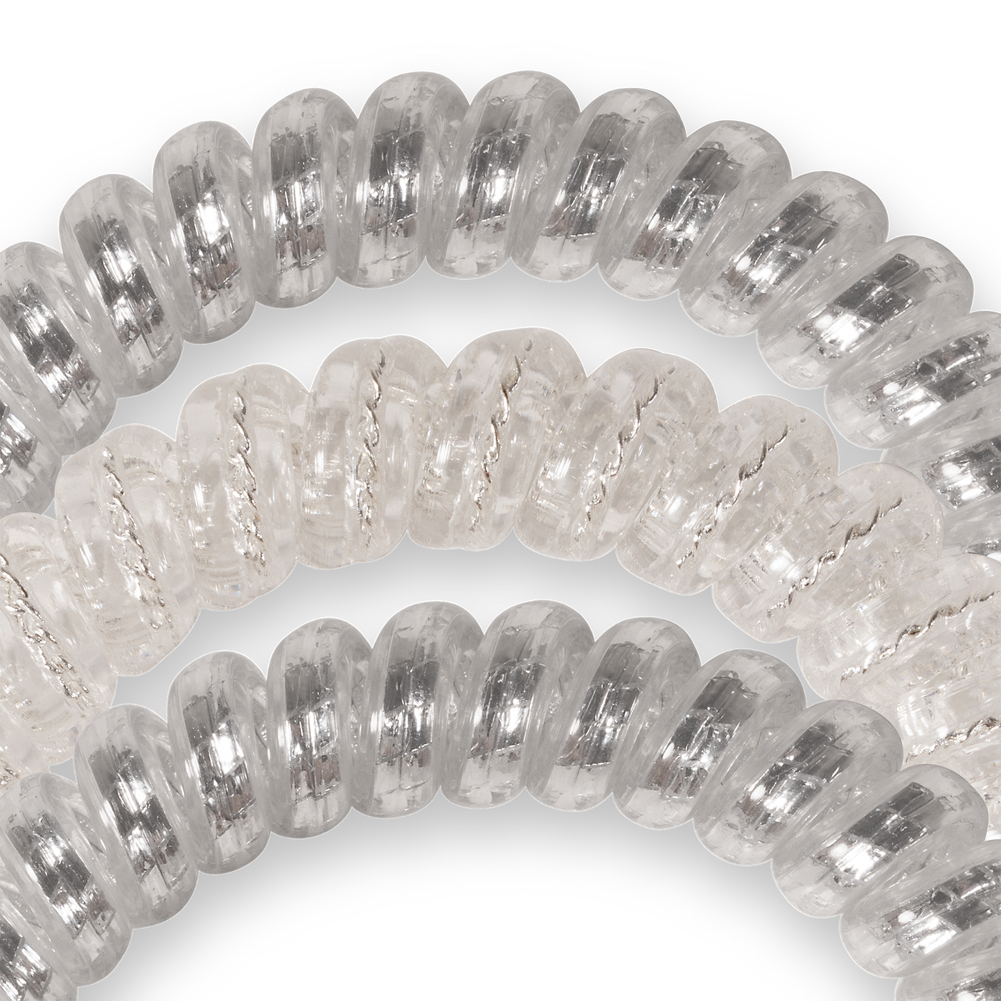 Spiral Hair Coils | Small | Silver Slay Hair Ties