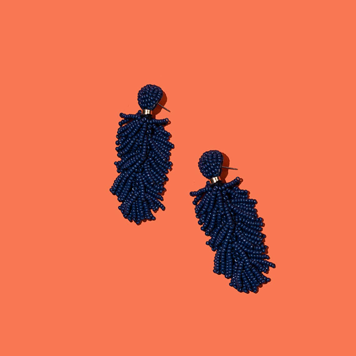 Custom Beaded Tiered Tassel Earrings | Tassel Earring