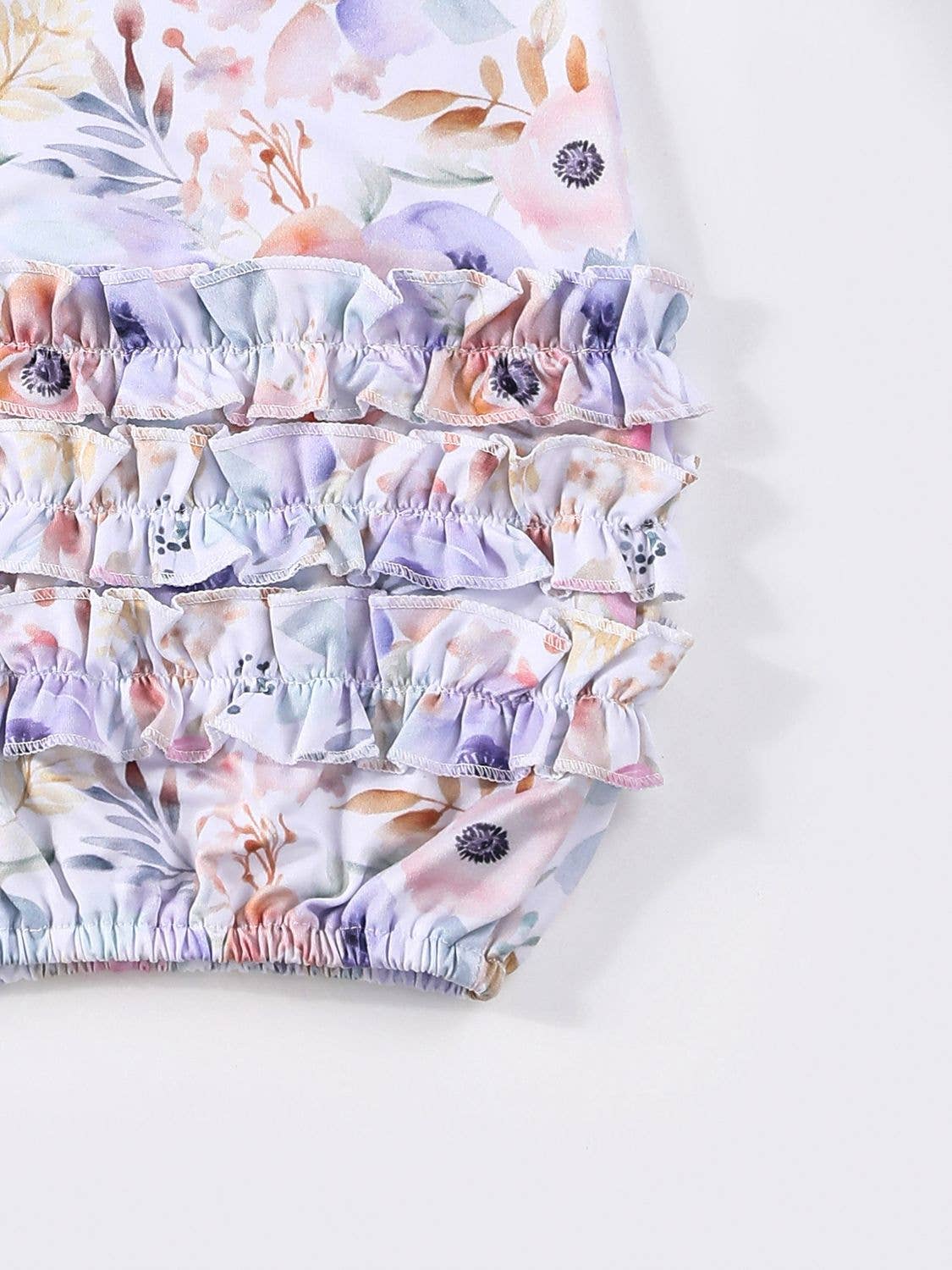Watercolor Wispy Baby Gown