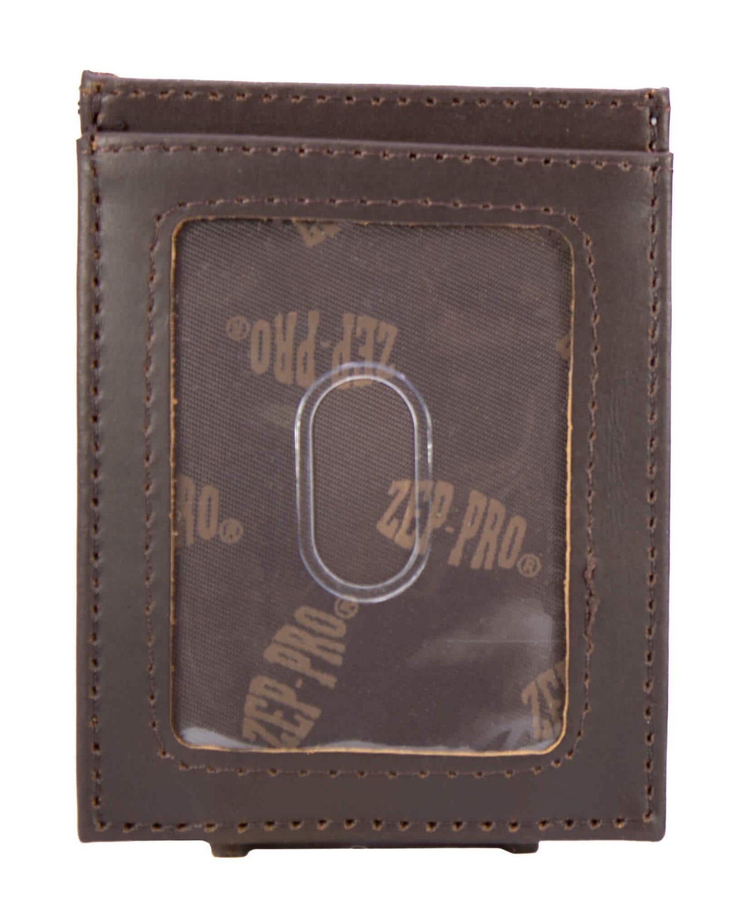 Shotshell Men's Magnetic Front Pocket Old School Camo Leather Wallet.