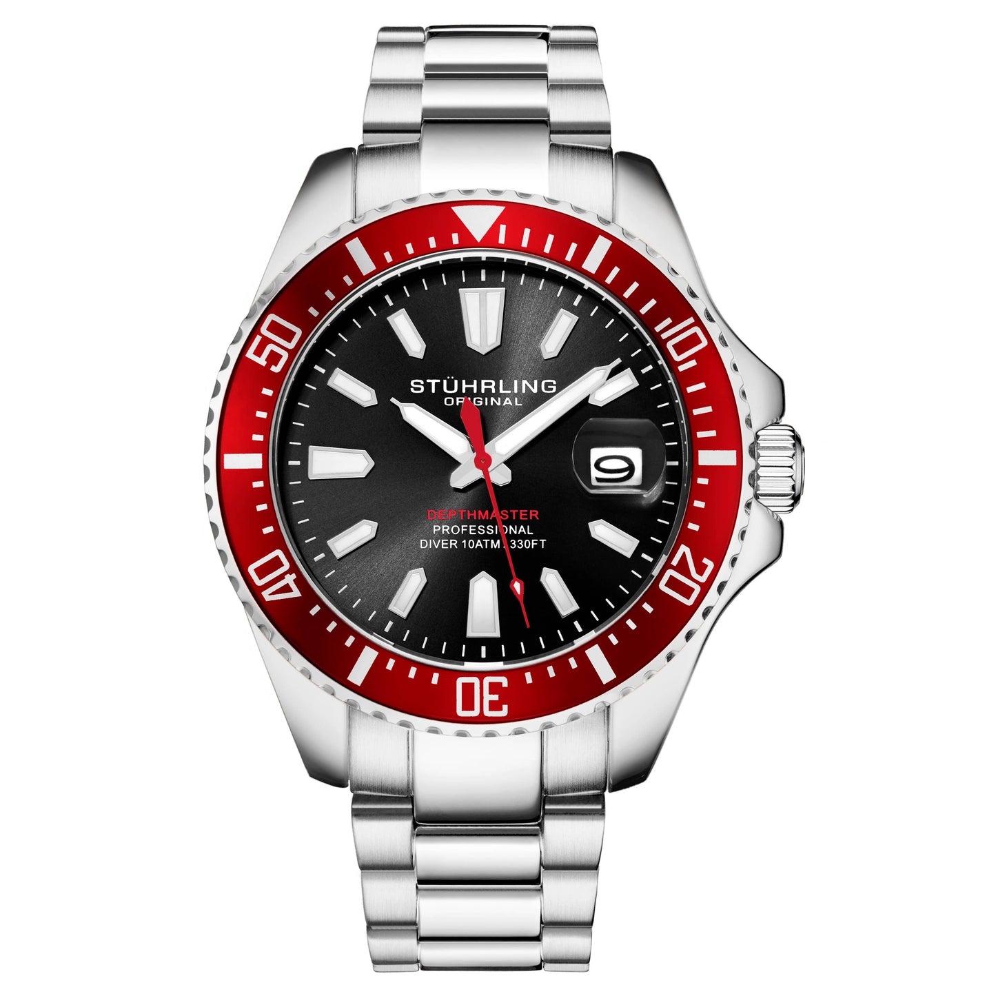 Depthmaster 3950A Quartz Diver - Red Bezel