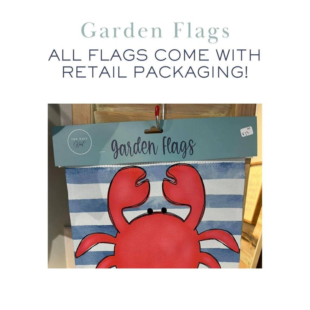 Spring Garden Flag - Welcome Door