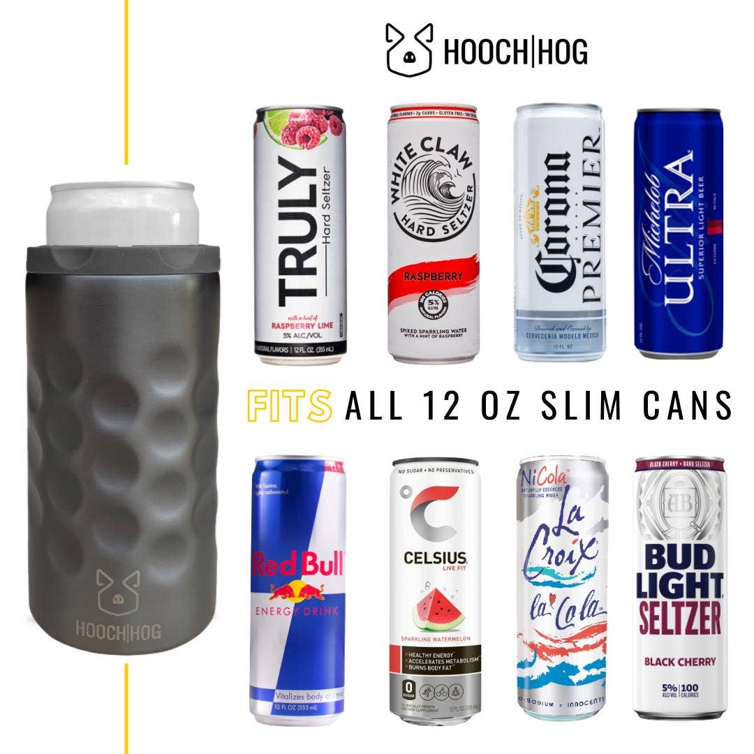 The Skinny Can Cooler - Gunmetal