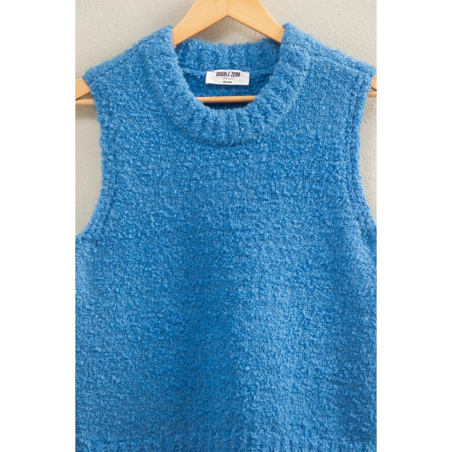 Crew Neck Sleeveless Sweater