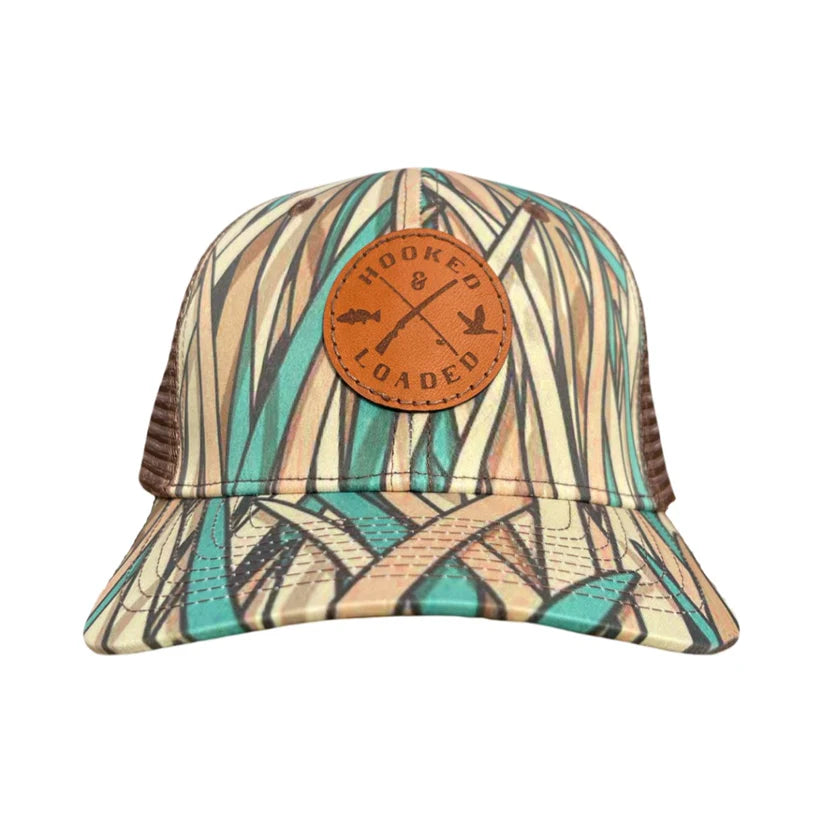 OG Leather Patch Vintage Sawgrass/Brown Snapback