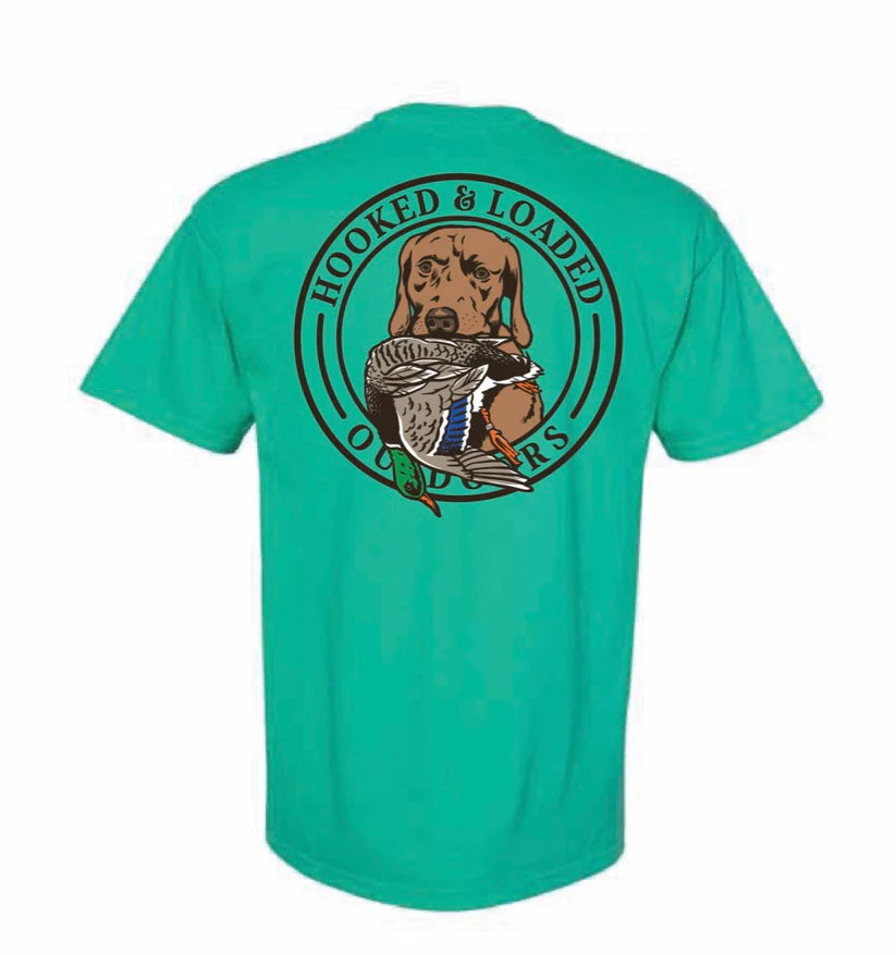 The Dax Pocket Tee - Island Green